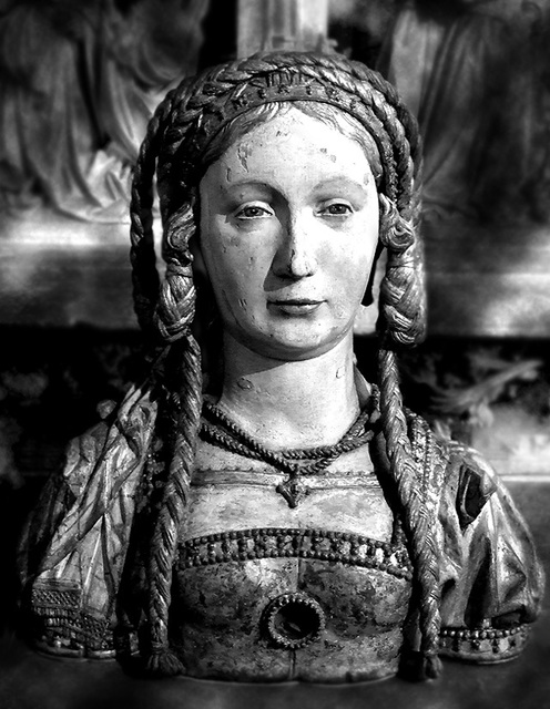 Female Reliquary Bust in the Cloisters, Sept. 2007