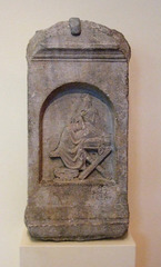 Gravestone of Tryphe in the Princeton University Art Museum,  August 2009