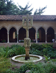 Cross in the Trie Cloister in the Cloisters, Sept. 2007