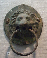 Handle in the Form of a Lion's Head in the Princeton University Art Museum, August 2009