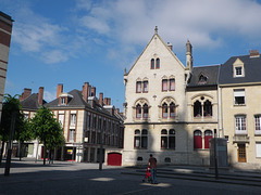 Amiens : place de la cathédrale, 1