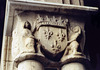 Heraldic Column Capital in the Trie Cloister at the Cloisters, April 2007