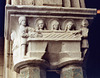 Column Capital With the 3 Marys and the Entombment of Christ(?) in the Trie Cloister at the Cloisters, April 2007