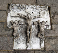 Crucifixion Relief in the Cloisters, Sept. 2007