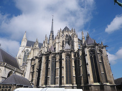 La cathédrale d'Amiens : l'arrière.