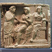 Relief from a Grave Monument with an Elderly Priestess and Two Women Sitting on an Altar in the Princeton University Art Museum, August 2009