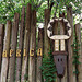 Africa Sign on a Fence at the Bronx Zoo, May 2012