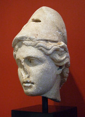 Helmeted Head of Athena in the Princeton University Art Museum, August 2009