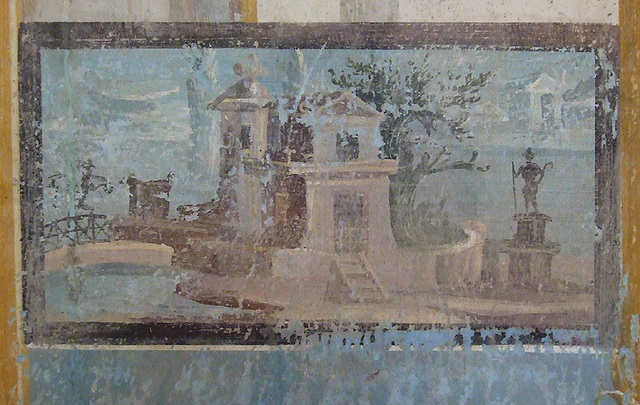 Detail of a Fragment of a Wall Painting in the Princeton University Art Museum, Aug 2009