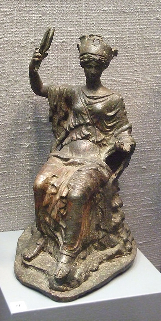 Statuette of a Seated Tyche in the Princeton University Art Museum, August 2009