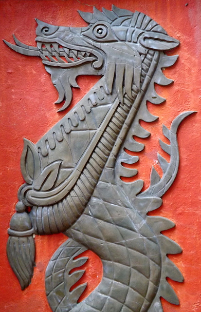 Dragon Relief in the Asia Section of the Bronx Zoo, May 2012