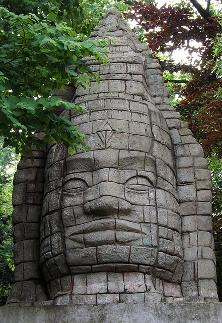 Detail of the Cambodian-Style Gate in the Wild Asia Section of the Bronx Zoo, May 2012