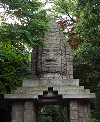 Detail of the Cambodian-Style Gate in the Wild Asia Section of the Bronx Zoo, May 2012
