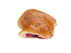 Cherry jam filled cream puff like object