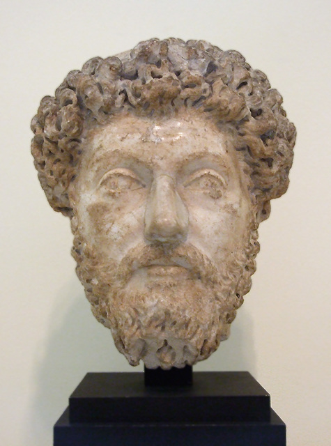 Portrait of the Emperor Marcus Aurelius in the Princeton University Art Museum, August 2009