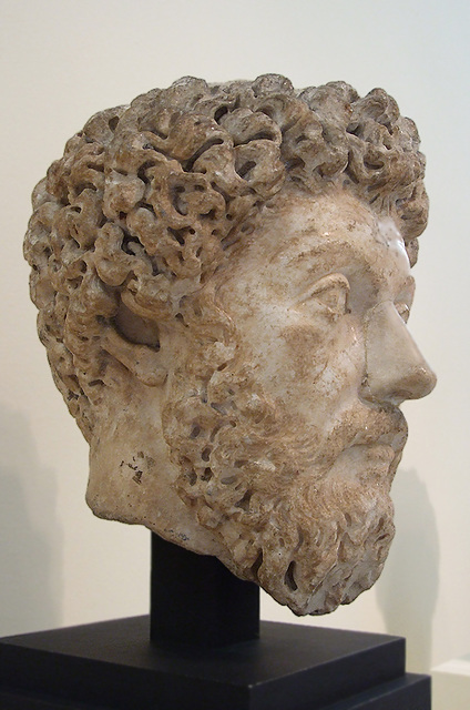 Portrait of the Emperor Marcus Aurelius in the Princeton University Art Museum, August 2009