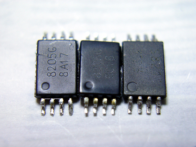 Salvaged dual N-MOSFETs