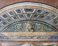 Detail of the Drinking Contest Mosaic from Antioch in the Princeton University Art Museum, August 2009