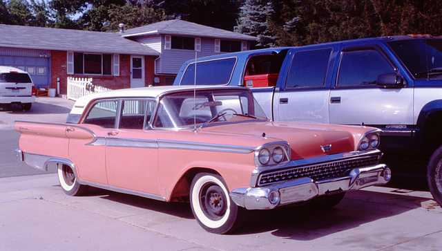 Pink Ford Fairlane