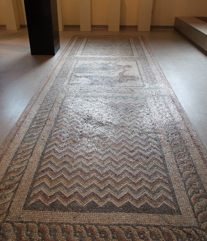 Mosaic with Apollo and Daphne from Antioch in the Princeton University Art Museum, August 2009