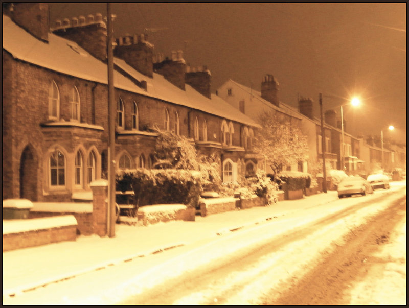 snow in Kingston Road