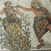 Detail of a Mosaic with Apollo and Daphne from Antioch in the Princeton University Art Museum, August 2009