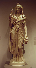 Neoclassical Statue of Isis by John Cheere at LACMA, July 2003