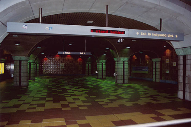 Hollywood and Vine Subway Station, 2003