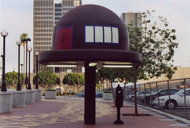 The "Brown Derby Hat" Outside the Hollywood & Vine Stop, 2003