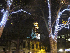 Seasonal view of St Marylebone Parish Church