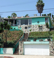 Green House Across from Echo Park in Los Angeles,  July 2008