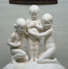 Detail of Youth Eternal by Longman inside the Heckscher Museum of Art, September 2010