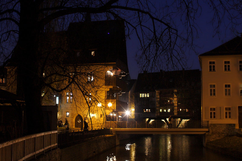 Erfurt bei Nacht