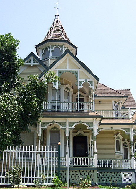 Detail of a Victorian House in Los Angeles, July 2008