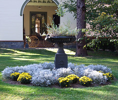 Urn with Flowers at Locust Grove, October 2008