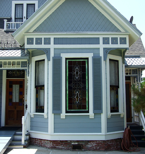 Detail of a Victorian House in Los Angeles, July 2008