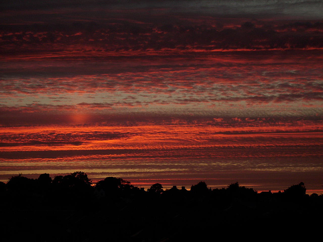 Hundreds of horizontal clouds