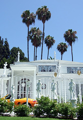 Detail of Youngwood Court, the "David House" in Los Angeles, July 2008