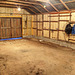 Barn cleared for levelling prior to pouring concrete floor. Triple Exposure HDR no flash