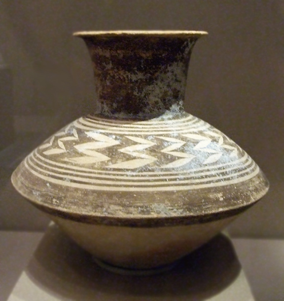 Ubaid Jar with Geometric Decoration in the Boston Museum of Fine Arts, June 2010