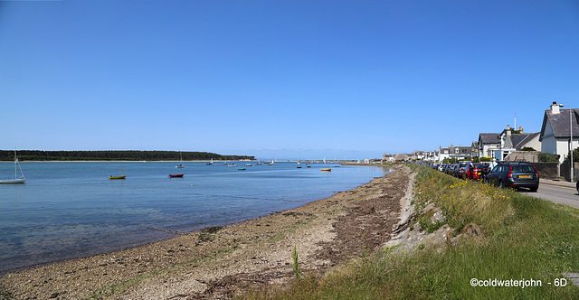 Findhorn Bay and village - Pan