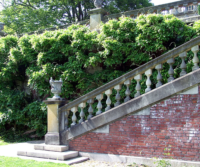 Staircase in Old Westbury Gardens, May 2009