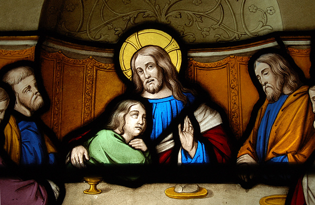 Detail of Stained Glass, Horbury Church, West Yorkshire