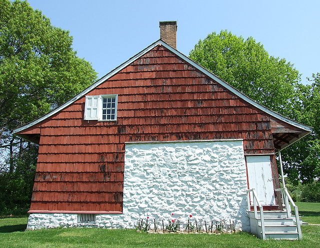 Side View of the Schenck House in Old Bethpage Village Restoration, May 2007