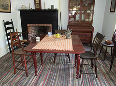 Dining Room in the Conklin House in Old Bethpage Village Restoration, May 2007