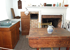 Kitchen in the Conklin House in Old Bethpage Village Restoration, May 2007