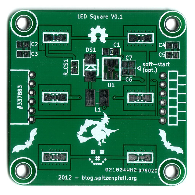 LED-Square - front