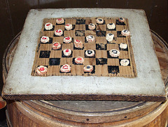 Checkerboard in the Layton General Store in Old Bethpage Village Restoration, May 2007