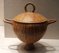Skyphos with Ring-Knobbed Lid in the Boston Museum of Fine Arts, June 2010