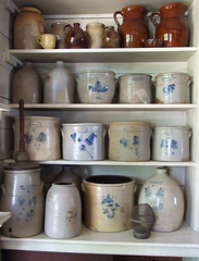 Long Island Pottery in the Layton General Store in Old Bethpage Village Restoration, May 2007